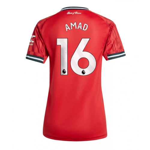 Billige Fotballdrakt Manchester United Amad Diallo #16 Replika Hjemmedrakt Dame 2025-26 Kortermet Billige Fotballdrakt Manchester United Amad Diallo #16 Replika Hjemmedrakt Dame 2025-26 Kortermet